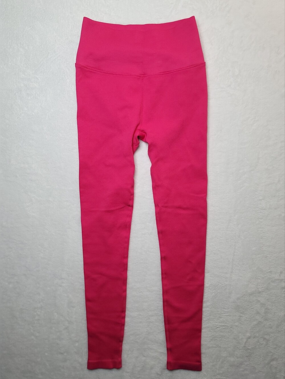 Spiritual Gangster Love Sculpt 7/8 Seamless Ruffle Legging SZ XS/S Magenta Pink